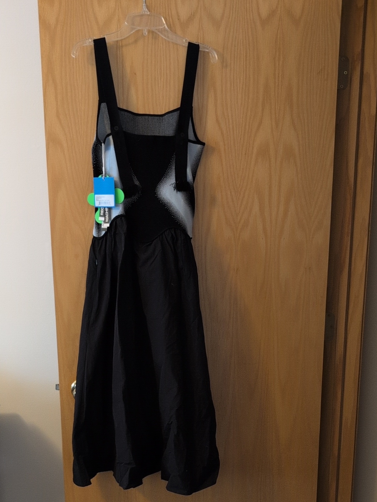Ph5 Mushu Mixed Media Tank Dress Black S — image 3 of 8